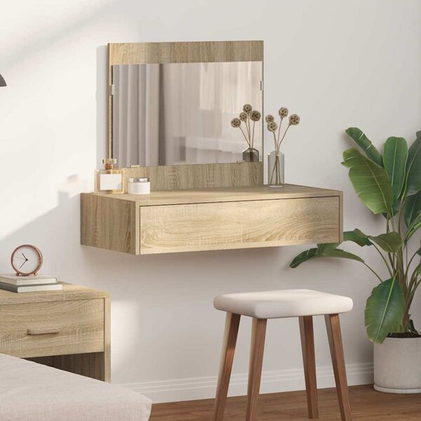 VidaXL Kosmetický stůl 83 x 40 x 70 cm Kompozitní dřevo [865207] Barva: Bílý