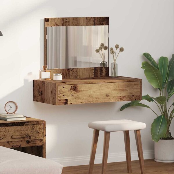 VidaXL Kosmetický stůl 83 x 40 x 70 cm Kompozitní dřevo [865207] Barva: Bílý