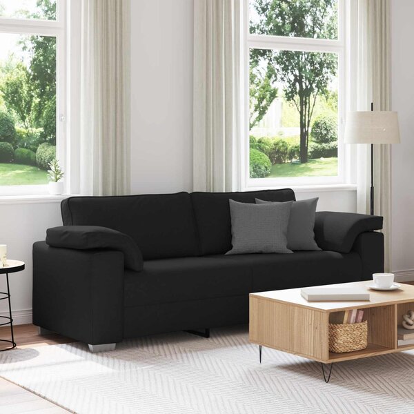 VidaXL 3-místné sofa 220 cm textil [4105245] Barva: Hnědá