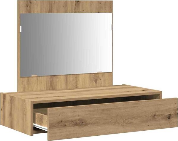 VidaXL Kosmetický stůl 83 x 40 x 70 cm Kompozitní dřevo [865207] Barva: Bílý