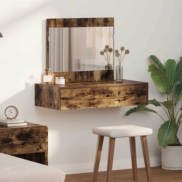 VidaXL Kosmetický stůl 83 x 40 x 70 cm Kompozitní dřevo [865207] Barva: Bílý