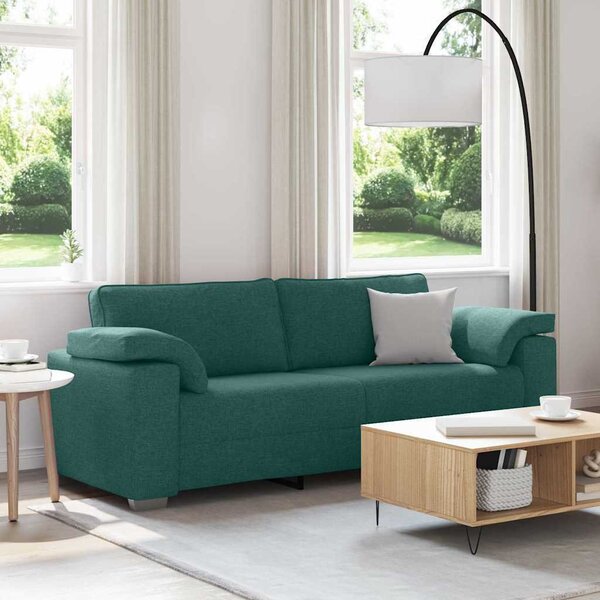 VidaXL 3-místné sofa 220 cm textil [4105245] Barva: Hnědá