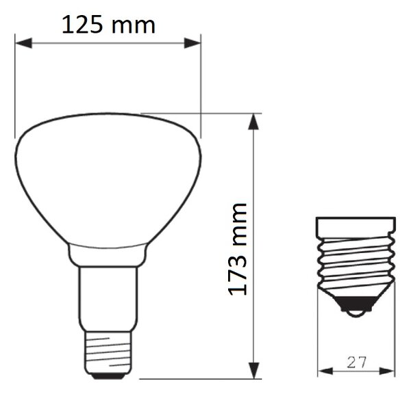 Infražárovka IR 150C* R125 HG