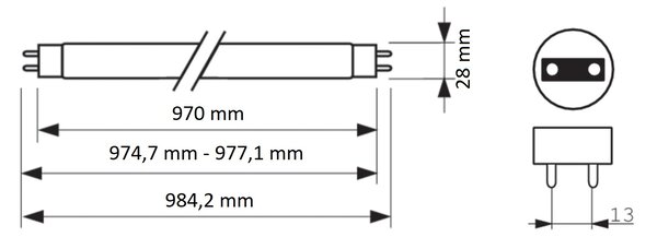 MASTER TL-D Super 80 1m 36W/840 SLV/25 Lineární zářivka 36W 3100lm