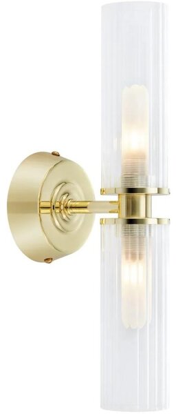 Markslöjd 109236 - Koupelnová nástěnná lampa RIMINI 2xG9/20W/230V IP44 mosaz