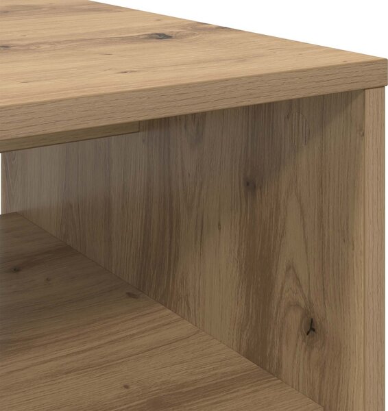 VidaXL Konferenční stolek 80 x 50 x 40 cm Kompozitní dřevo [8000283] Barva: kouřový dub