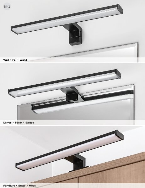Rabalux 75113 - LED Koupelnové osvětlení zrcadla SEYRA LED/12W/230V IP44 60 cm