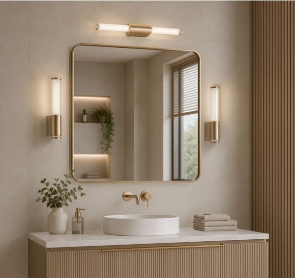 Rabalux 75104 - LED Koupelnové osvětlení zrcadla CALYN LED/8W/230V IP44 zlatá