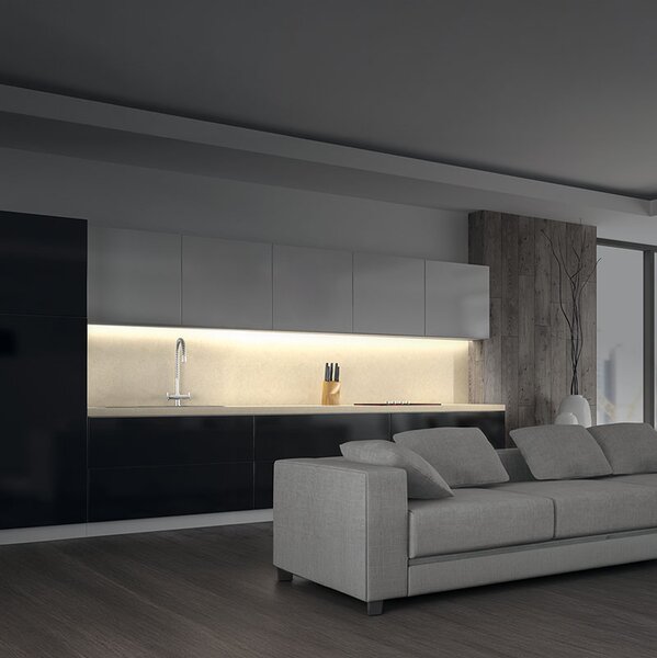 SOLIGHT LED stmívatelné podlinkové a nábytkové svítidlo 3x3W, 4100K, 3x30cm