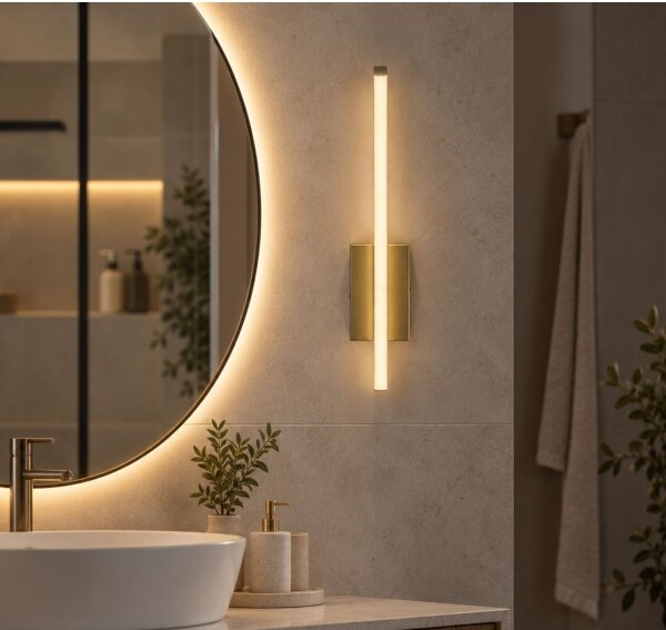 Rabalux 75089 - LED Koup nástěnné svítidlo TILMANN 10W/230V 4000K IP44 zlatá