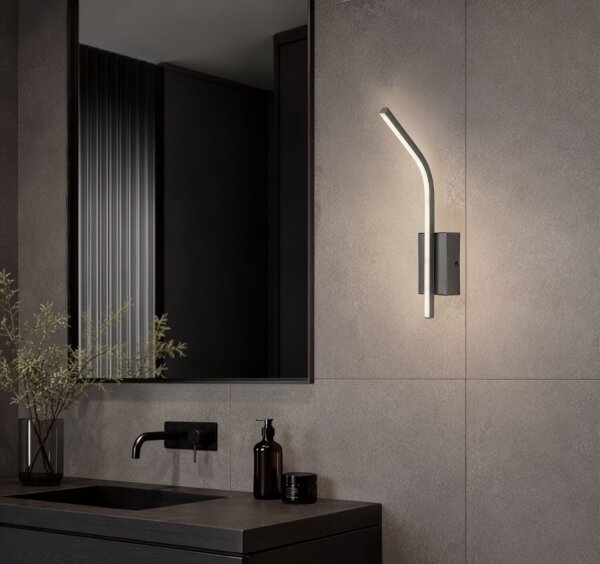 Rabalux 75000 - LED Koup nástěnné svítidlo TILMANN 10W/230V 4000K IP44 antracit