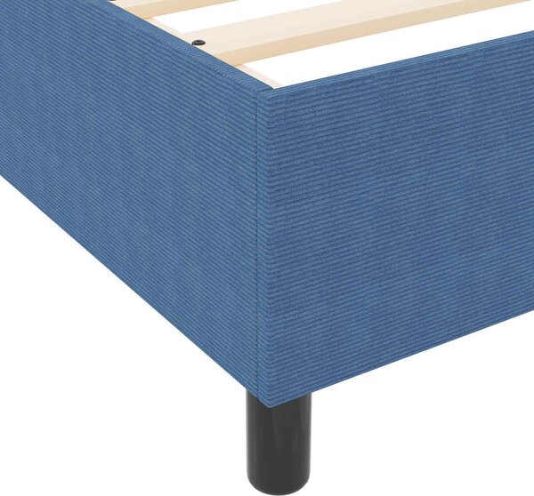 VidaXL Rám platformy 120 x 200 cm Žebrovaná látka [3337405] Barva: Tmavě šedá