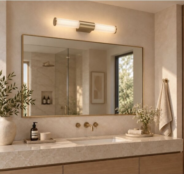 Rabalux 75104 - LED Koupelnové osvětlení zrcadla CALYN LED/8W/230V IP44 zlatá