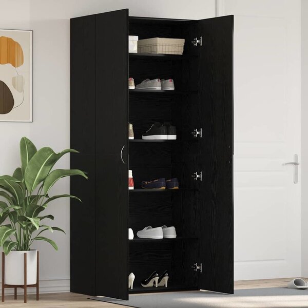 VidaXL Skříň na obuv 80 x 35.5 x 180 cm Kompozitní dřevo [3333845] Barva: Staré dřevo