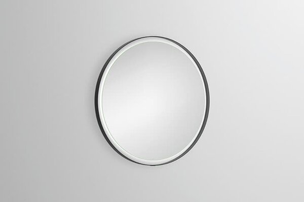 Zrcadlo s LED osvětlením Alape 75 cm, černá matná 6745001899