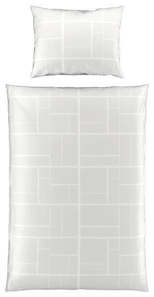 POVLEČENÍ, satén, bílá, 140/200 cm Dieter Knoll - Povlečení