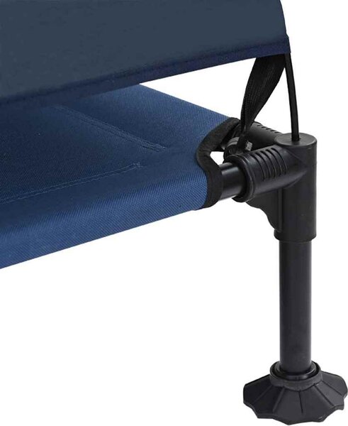 VidaXL Zvýšený psí pelíšek 127 x 81 x 108 cm Textil a ocel [42008223] Barva: Hnědá