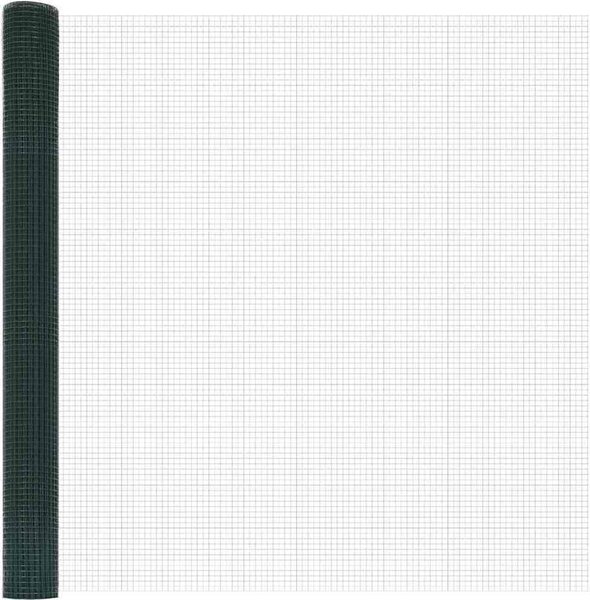 VidaXL Zemní upevnění svařované drátěné ploty 10 x 1,6 m [3351706] Barva: Zelená