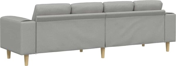 VidaXL Pohovka do obývacího pokoje 250 x 77 x 76 cm Polyester [3335089] Barva: Tmavě zelená