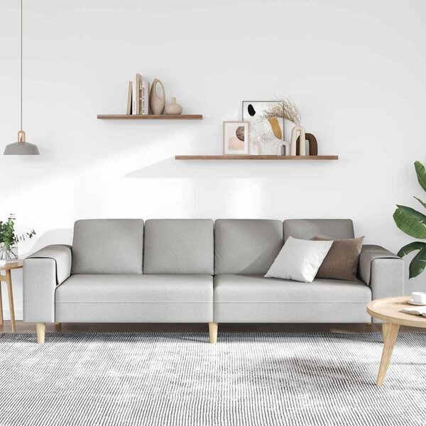 VidaXL Pohovka do obývacího pokoje 250 x 77 x 76 cm Polyester [3335089] Barva: Tmavě zelená