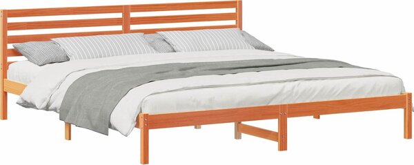 VidaXL Rám postele s čelo 200 x 220 cm Masivní borové dřevo [872343] Barva: Přírodní