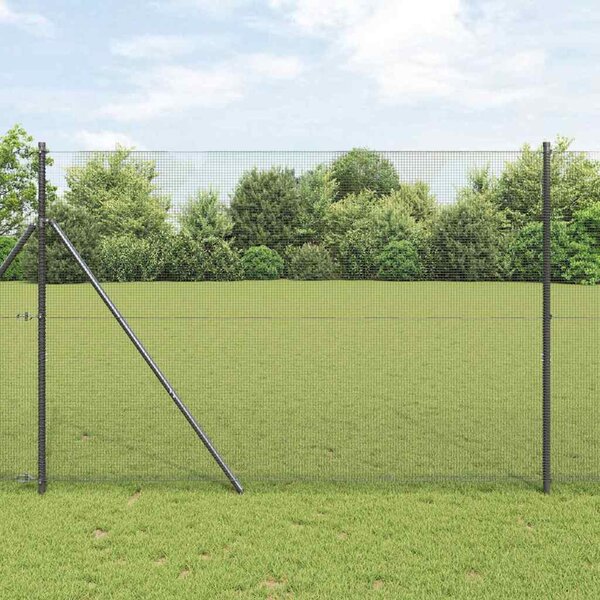 VidaXL Zemní upevnění svařované drátěné ploty 10 x 1,6 m [3351706] Barva: Zelená
