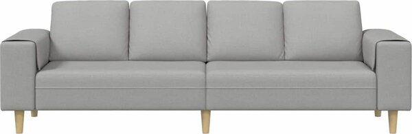 VidaXL Pohovka do obývacího pokoje 250 x 77 x 76 cm Polyester [3335089] Barva: Tmavě zelená