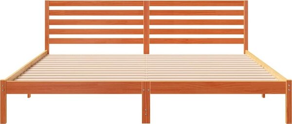 VidaXL Rám postele s čelo 200 x 220 cm Masivní borové dřevo [872343] Barva: Přírodní