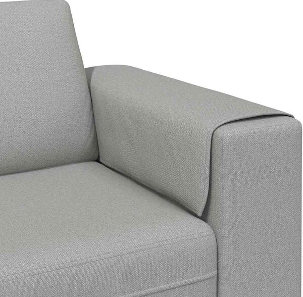 VidaXL Pohovka do obývacího pokoje 250 x 77 x 76 cm Polyester [3335089] Barva: Tmavě zelená