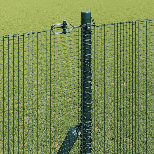 VidaXL Zemní upevnění svařované drátěné ploty 10 x 1,6 m [3351706] Barva: Zelená