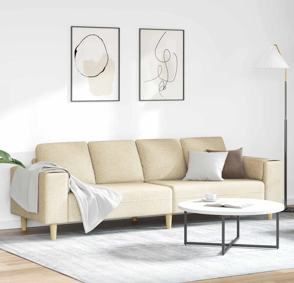 VidaXL Pohovka do obývacího pokoje 250 x 77 x 76 cm Polyester [3335089] Barva: Tmavě zelená