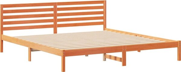 VidaXL Rám postele s čelo 200 x 220 cm Masivní borové dřevo [872343] Barva: Přírodní
