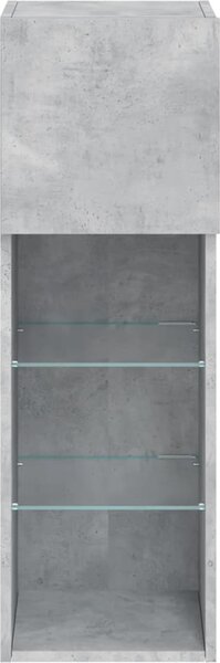 VidaXL TV skříňky s LED osvětlením 2 ks 30,5 x 30 x 90 cm [837008] Barva: dub sonoma