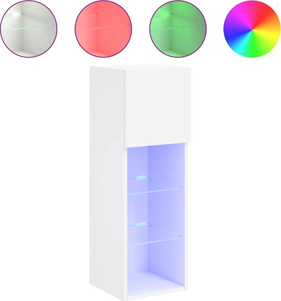 VidaXL TV skříňky s LED osvětlením 2 ks 30,5 x 30 x 90 cm [837008] Barva: dub sonoma