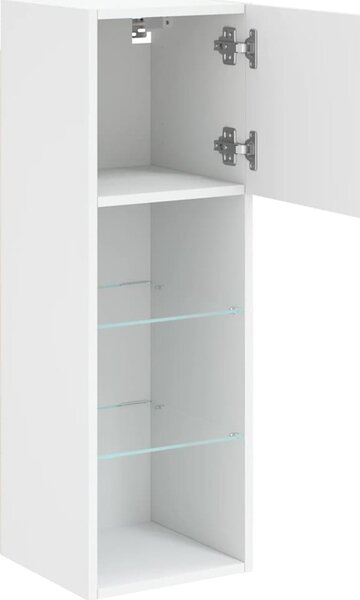VidaXL TV skříňky s LED osvětlením 2 ks 30,5 x 30 x 90 cm [837008] Barva: dub sonoma