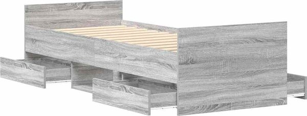 VidaXL Rám postele bez matrace 90x200cm Technické dřevo [3203803] Barva: dub artisan