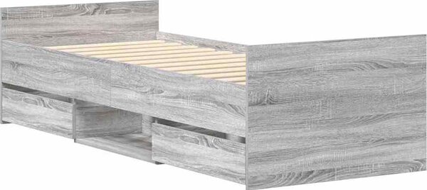 VidaXL Rám postele bez matrace 90x200cm Technické dřevo [3203803] Barva: dub artisan