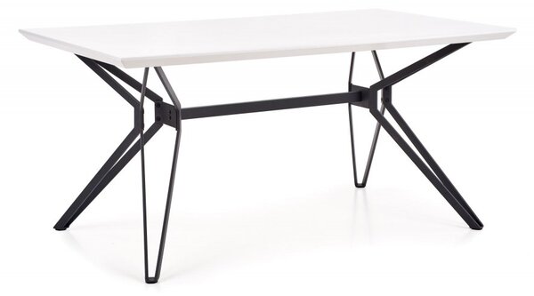 Halmar Jídelní stůl PASCAL 160x90 bílý/černý