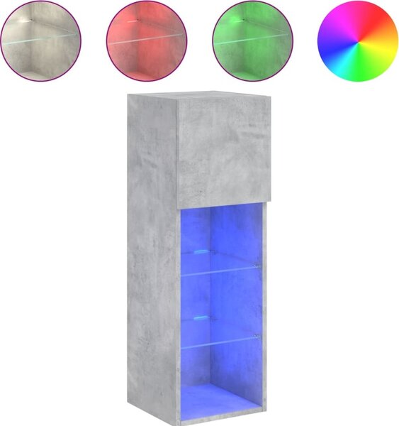 VidaXL TV skříňky s LED osvětlením 2 ks 30,5 x 30 x 90 cm [837008] Barva: dub sonoma