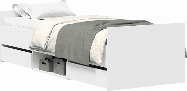 VidaXL Rám postele bez matrace 90x200cm Technické dřevo [3203803] Barva: dub artisan