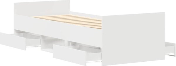 VidaXL Rám postele bez matrace 90x200cm Technické dřevo [3203803] Barva: dub artisan