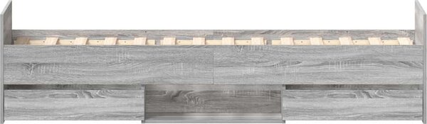VidaXL Rám postele bez matrace 90x200cm Technické dřevo [3203803] Barva: dub artisan