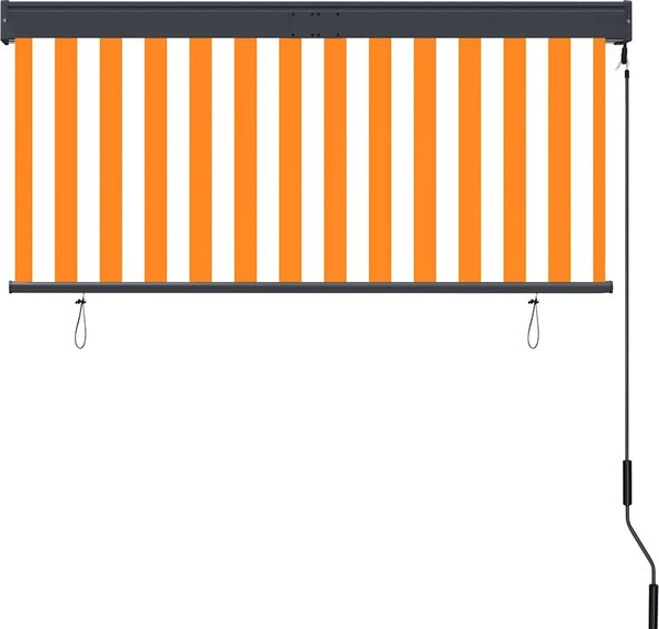 VidaXL Roleta 140 x 250 cm Textil a hliník [145971] Barva: antracitová