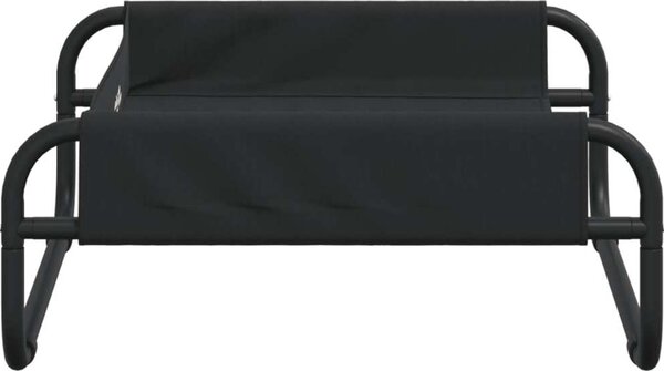 VidaXL Psí postel 57 x 57 x 24 cm Ocel [172600] Barva: Černá
