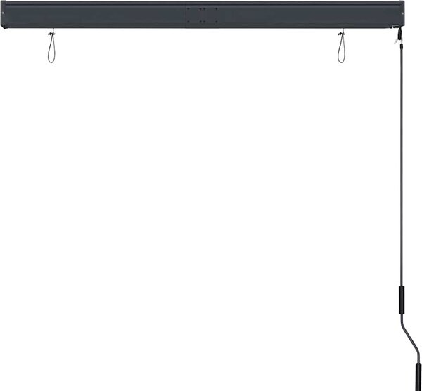 VidaXL Roleta 140 x 250 cm Textil a hliník [145971] Barva: antracitová