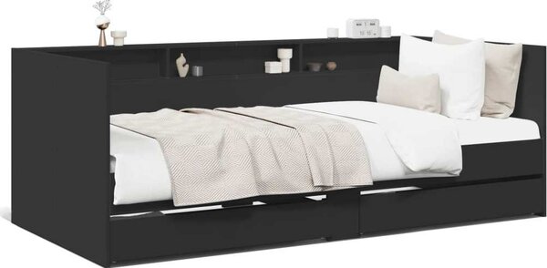 VidaXL Válenda se zásuvkami bez matrace 90 x 200 cm [3280847] Barva: dub artisan