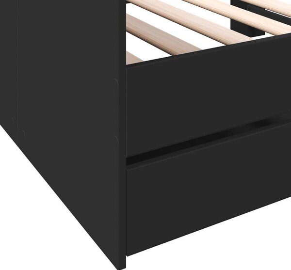 VidaXL Válenda se zásuvkami bez matrace 90 x 200 cm [3280847] Barva: dub artisan