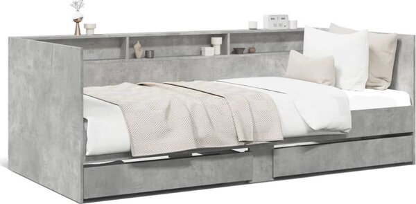 VidaXL Válenda se zásuvkami bez matrace 90 x 200 cm [3280847] Barva: dub artisan