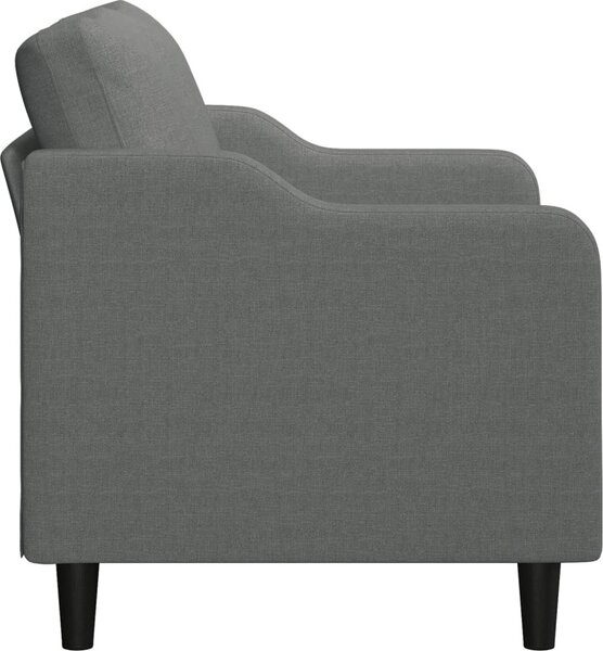 VidaXL 2místná pohovka 120 cm textil [359359] Barva: Černá