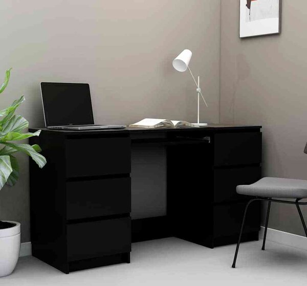 VidaXL Psací stůl 140 x 50 x 77 cm kompozitní dřevo [800816] Barva: Betonová šedá